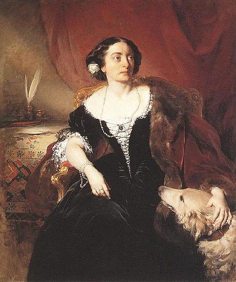 Friedrich von Amerling Countess Nako oil painting image